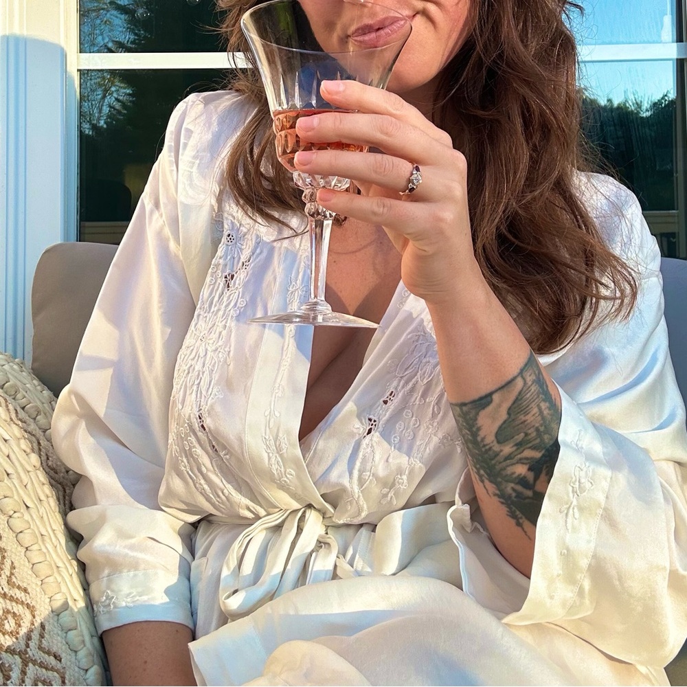Vintage Silk Robe